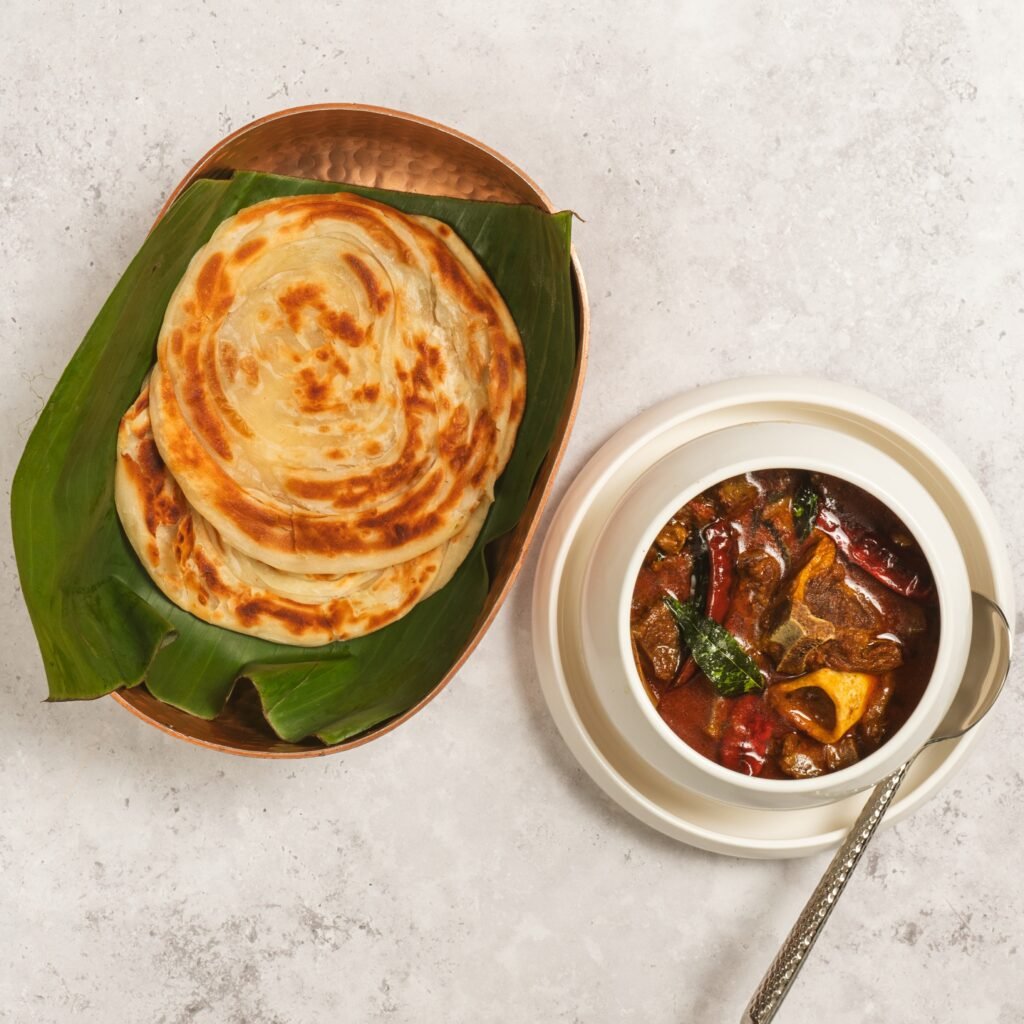 Parotta with Goat Curry - Mughal the Biryani House